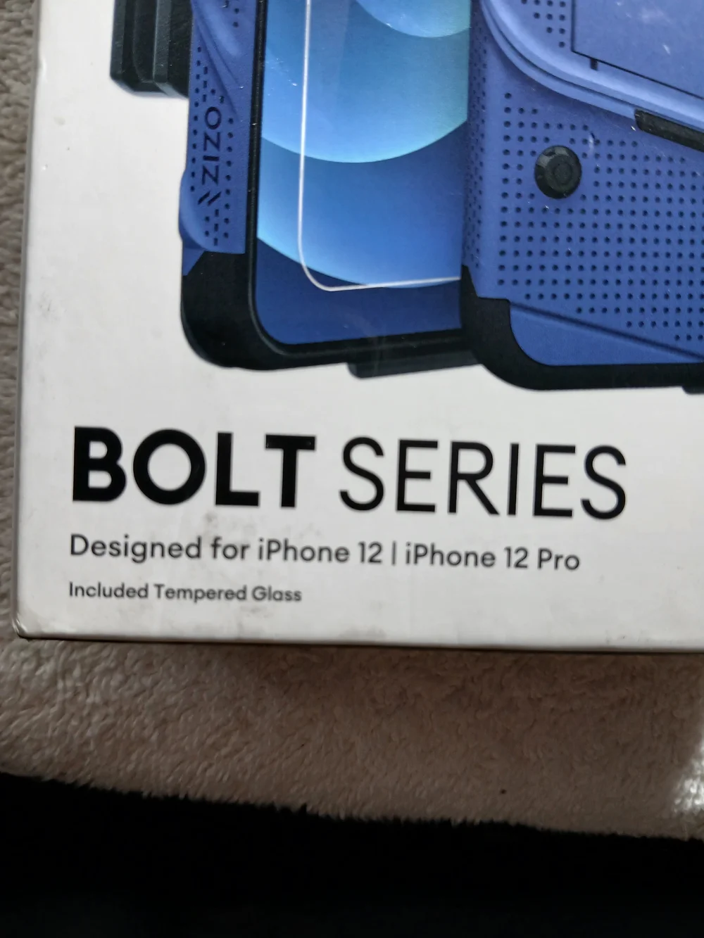 ZIZO Bolt Series Rugged Holster Case for iPhone 12 / 12 Pro - Blue